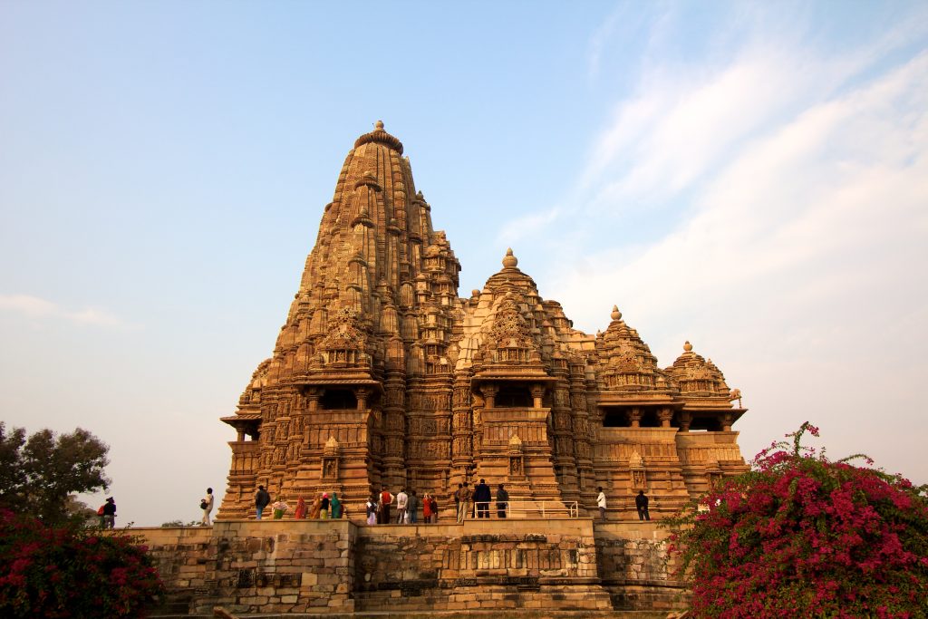 A view of Kandariya Mahadev Temple Khajuraho India