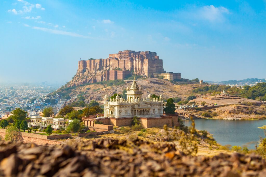 Mehrangarh Fort with Jaswant Thada.