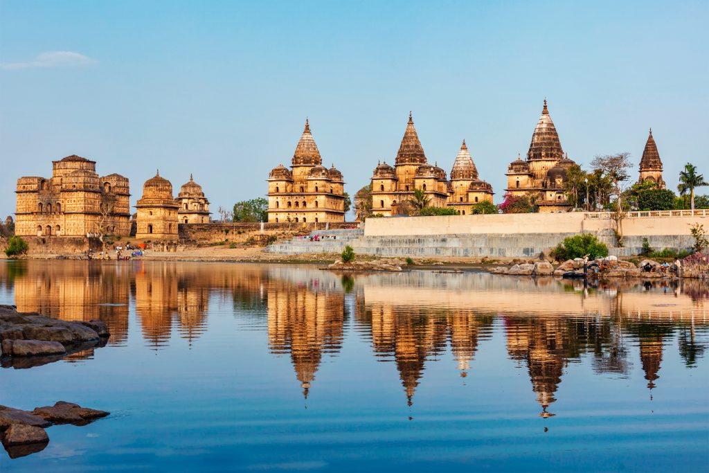 Royal cenotaphs of Orchha, Madhya Pradesh, India